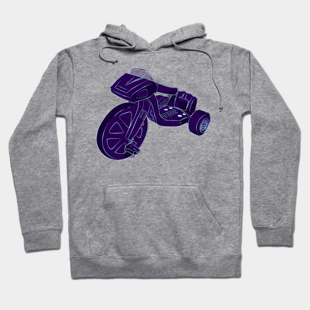 Big Wheel - Purple Hoodie by Production6